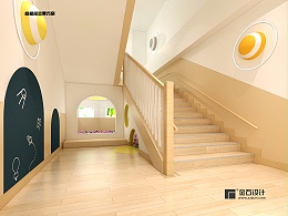 幼儿园楼梯间设计--眼前一亮的“小风景”