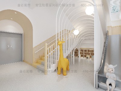 告别平平无奇的幼儿园楼梯间设计
