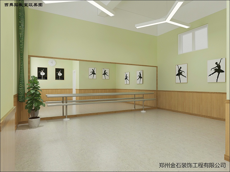 西舞蹈室--幼儿园设计装修